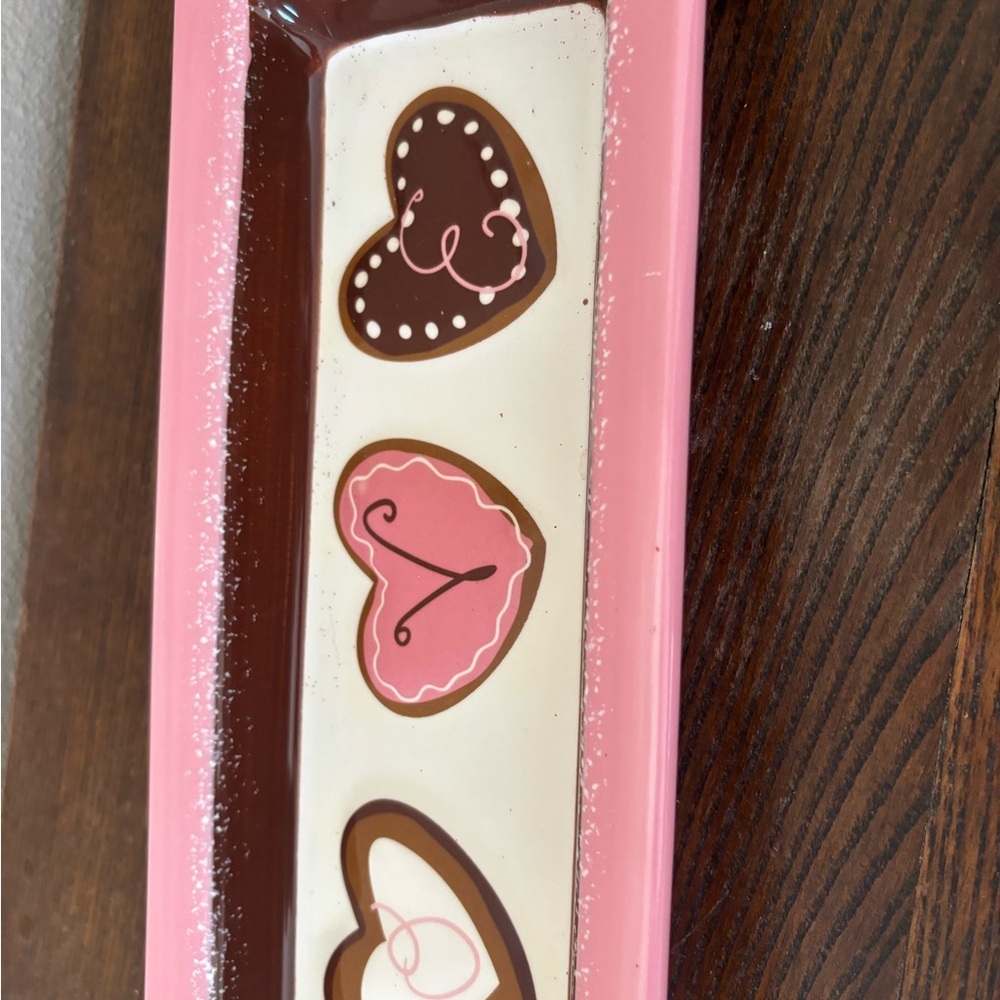 Pink and Brown Heart Wall Decor - Picture 4 of 10